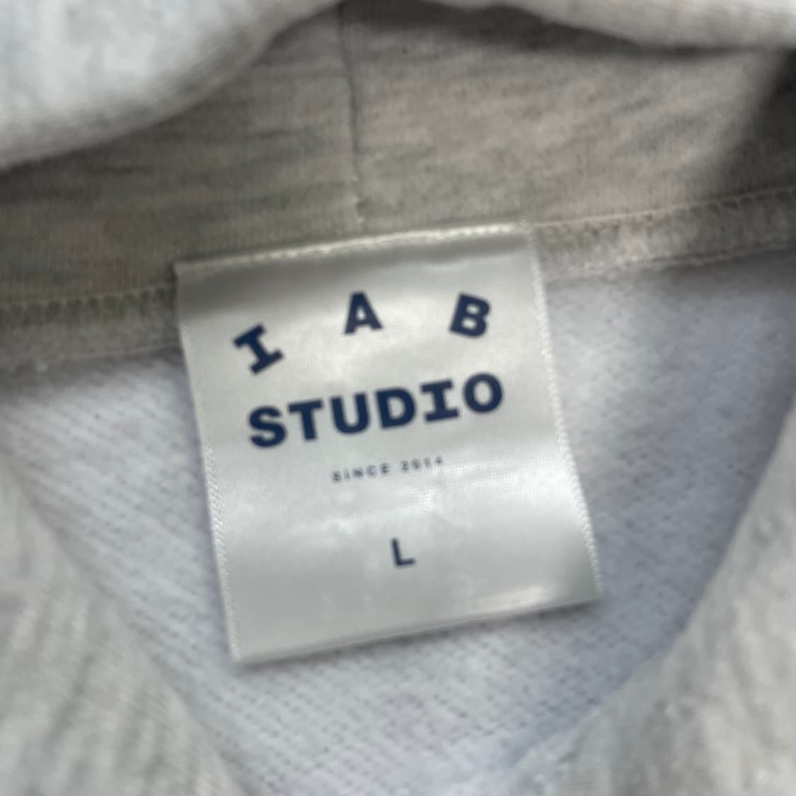 아이앱스튜디오 스펠 로고 후드티 라이트 그레이 상품이미지6