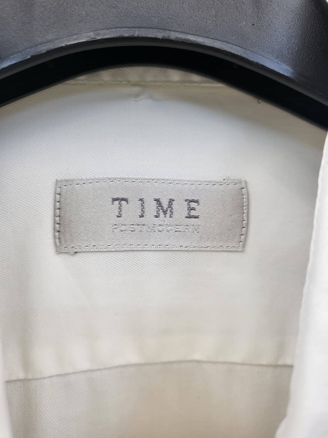 TIME 화이트 긴팔 셔츠 상품이미지3