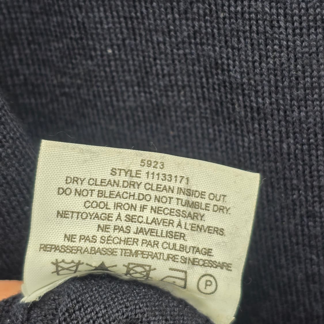 토리버치 네이비 장식 니트 XS 상품이미지9