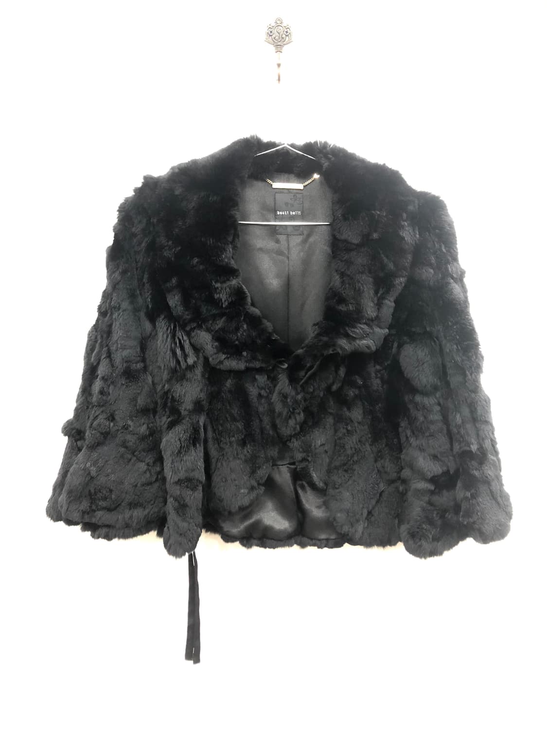 BESTI BELLI black fairy rex fur jacket 상품이미지1