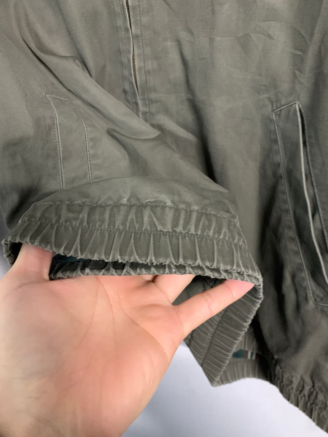 빈폴 카키 코튼 블루종 자켓 100 상품이미지5