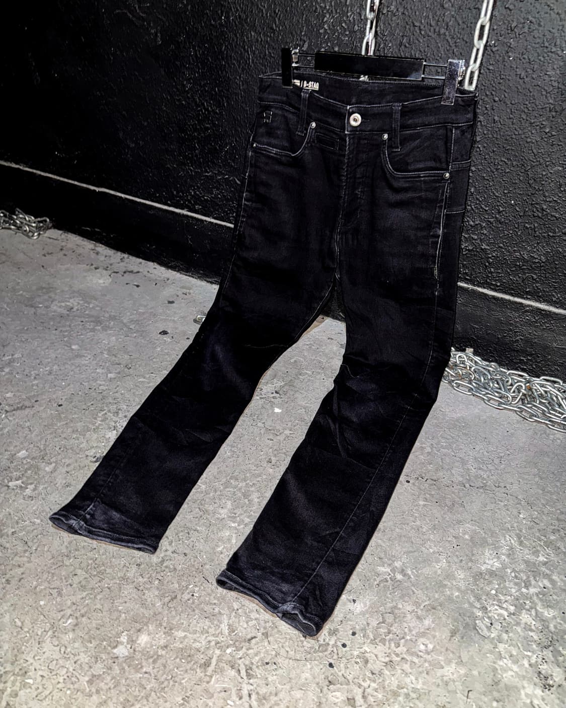 G-STAR – R D-STAQ Skinny Black Denim  상품이미지1