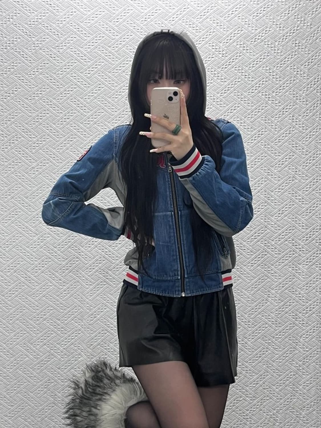 푸부 FUBU 올드스쿨 레트로 Y2K 패치 후드집업 M C09778 상품이미지2