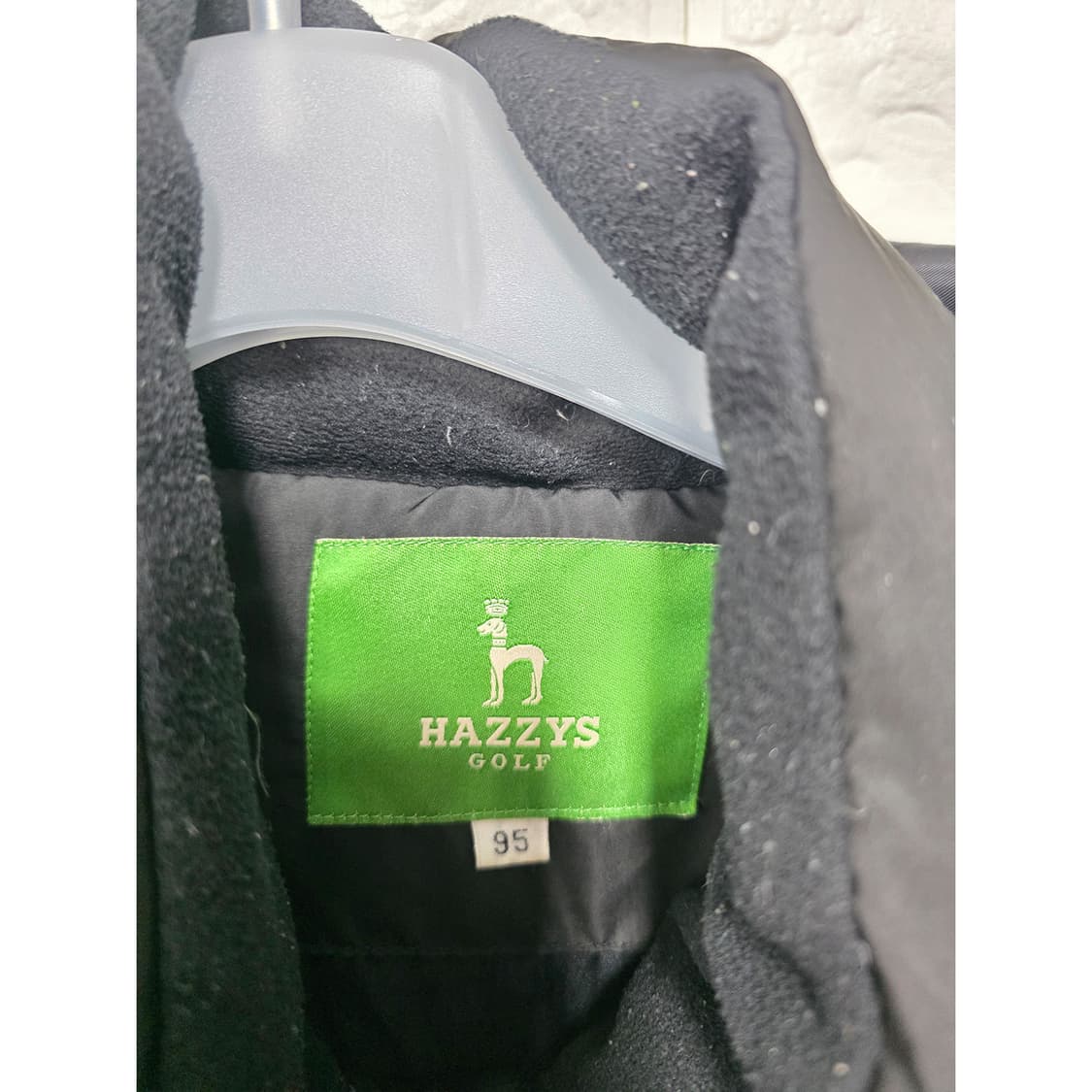 택포) 헤지스 골프 블랙 다운 패딩 95 상품이미지2