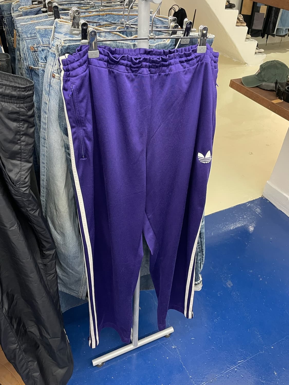 Adidas 아디다스 퍼플 파이어버드 트랙팬츠 상품이미지4