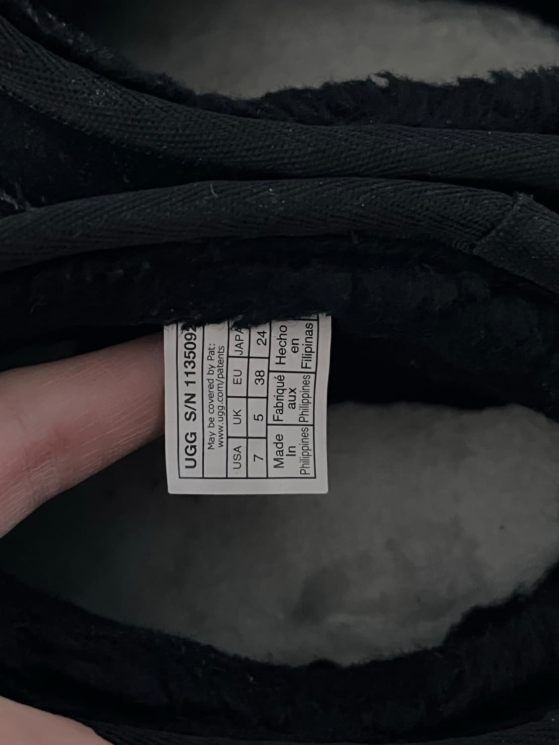 UGG 클래식 울트라 미니 플랫폼 부츠 블랙 (240) 미국어그 상품이미지5