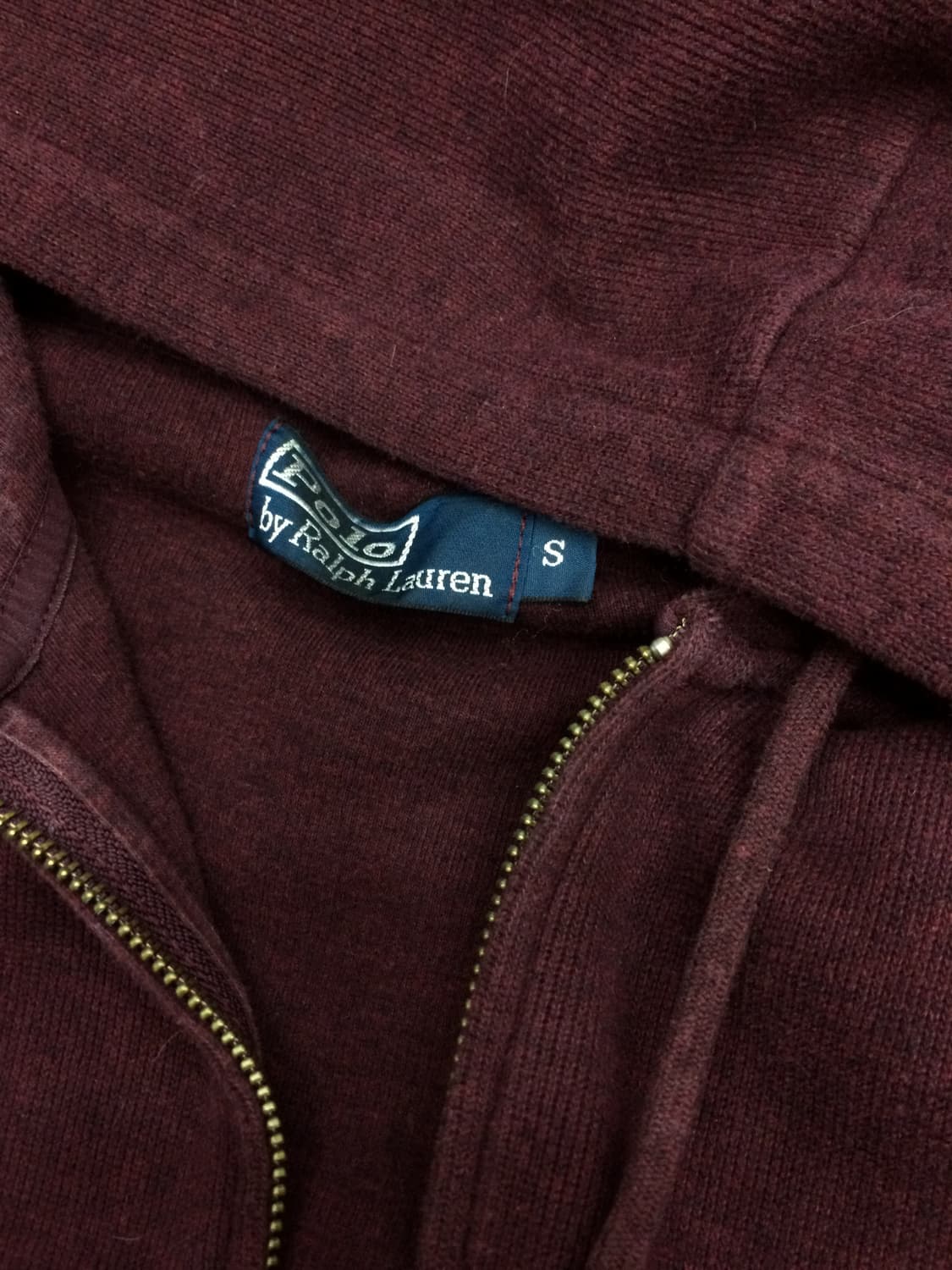 폴로 랄프로렌 니트 집업 후드 집업 vintage 상품이미지2