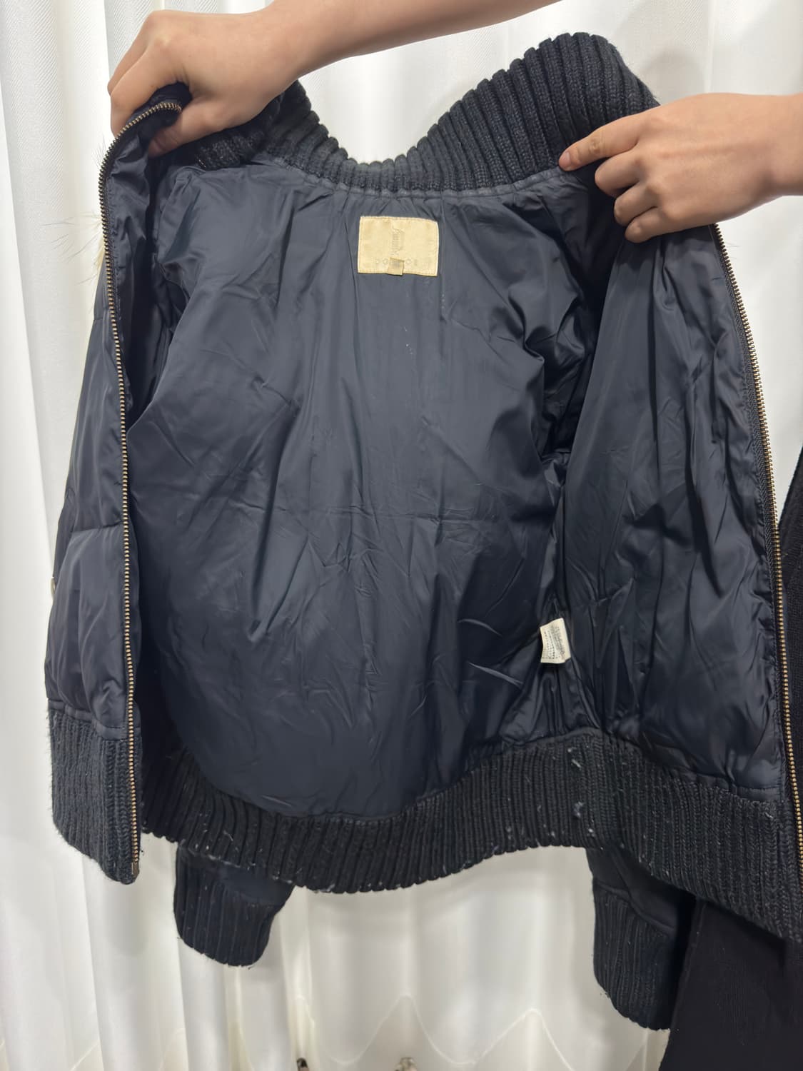 dgrace fur hood short padding 상품이미지6