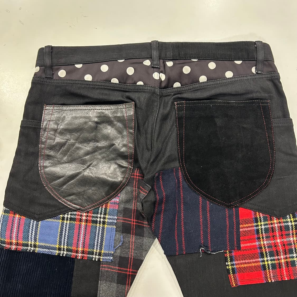 [S] 14FW 준야 와타나베 꼼데 패치워크 블랙 데님 B52 상품이미지6