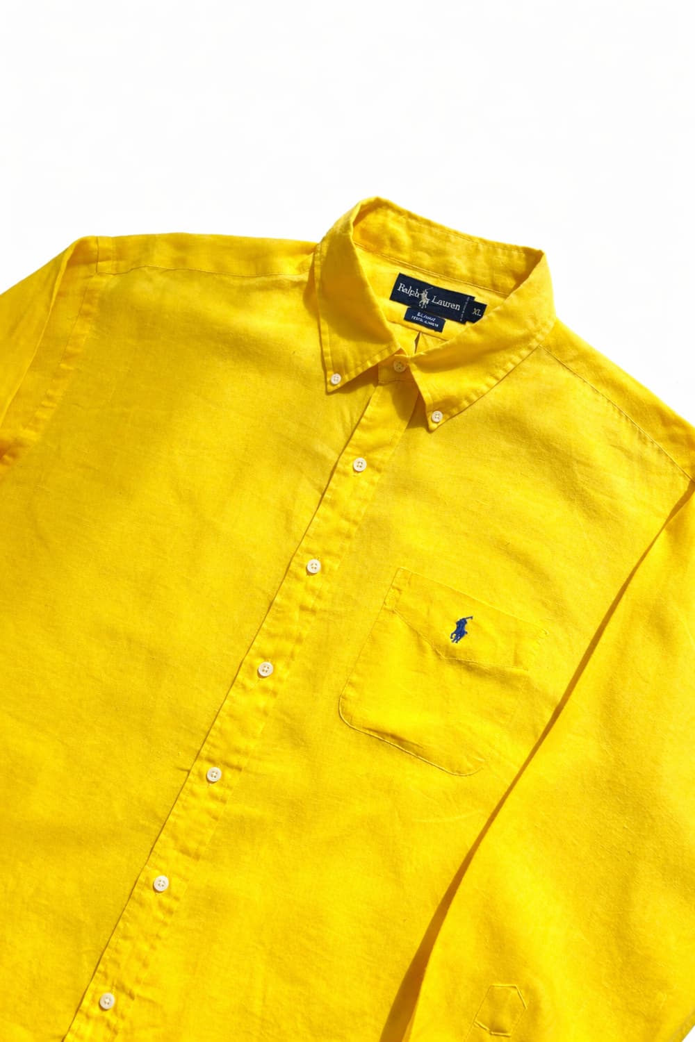 90s 폴로 랄프로렌 린넨 셔츠 XL(105~110) 상품이미지2