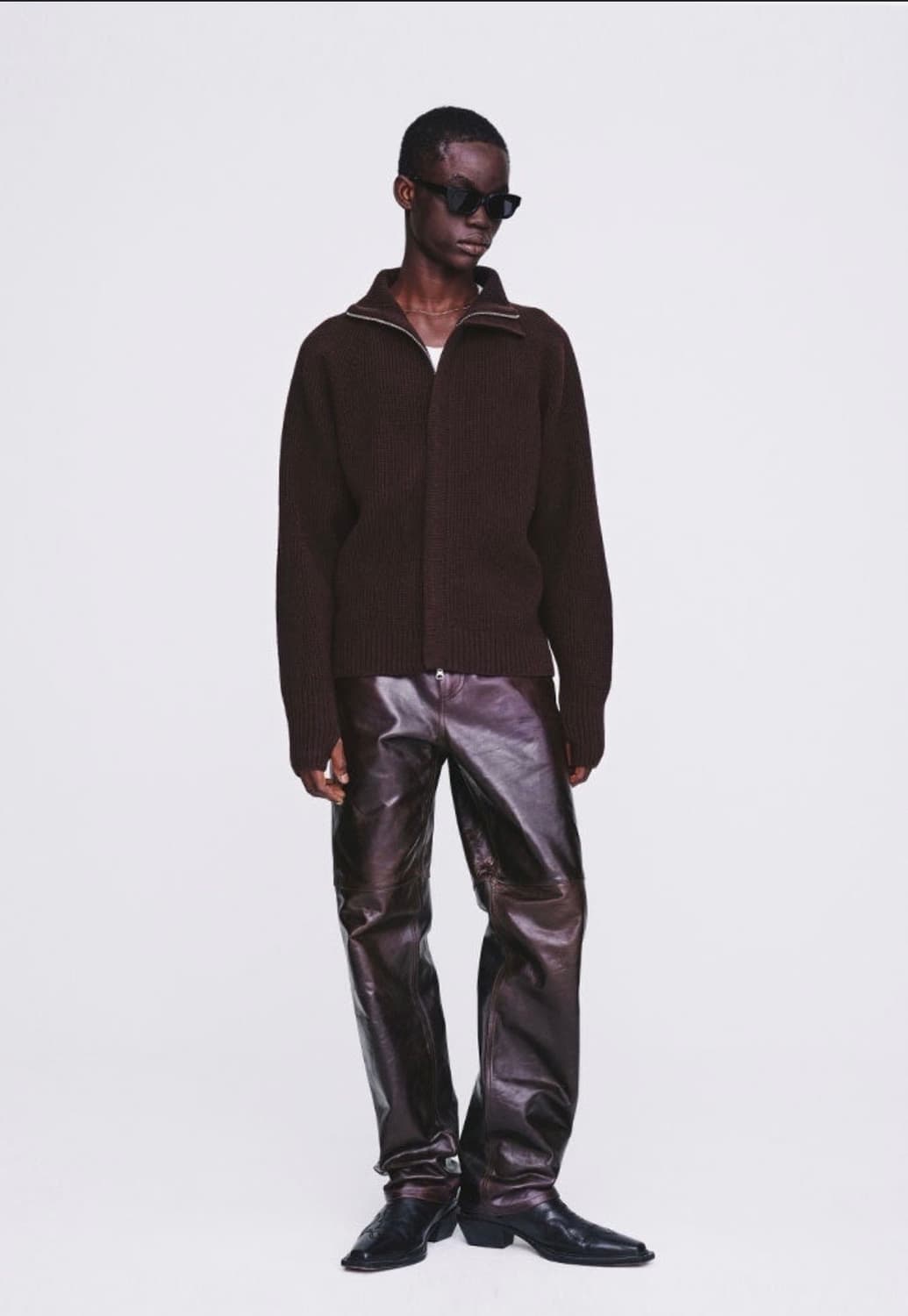 토니웩 메리노울 니트집업 상품이미지2