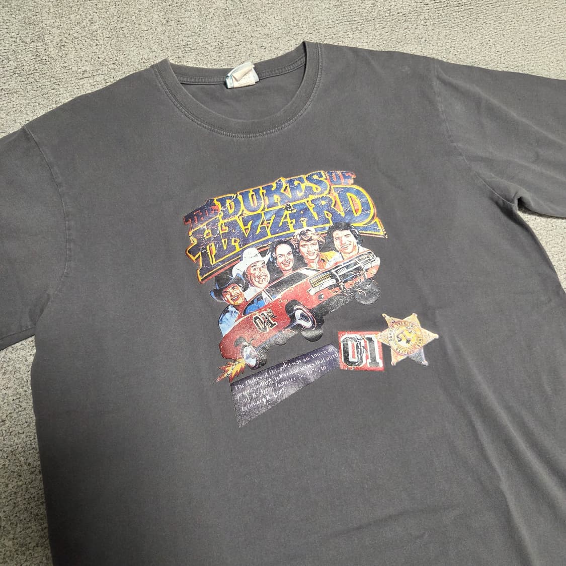 Hey Big 빈티지 그래픽 반팔 티셔츠 L(100) 상품이미지2