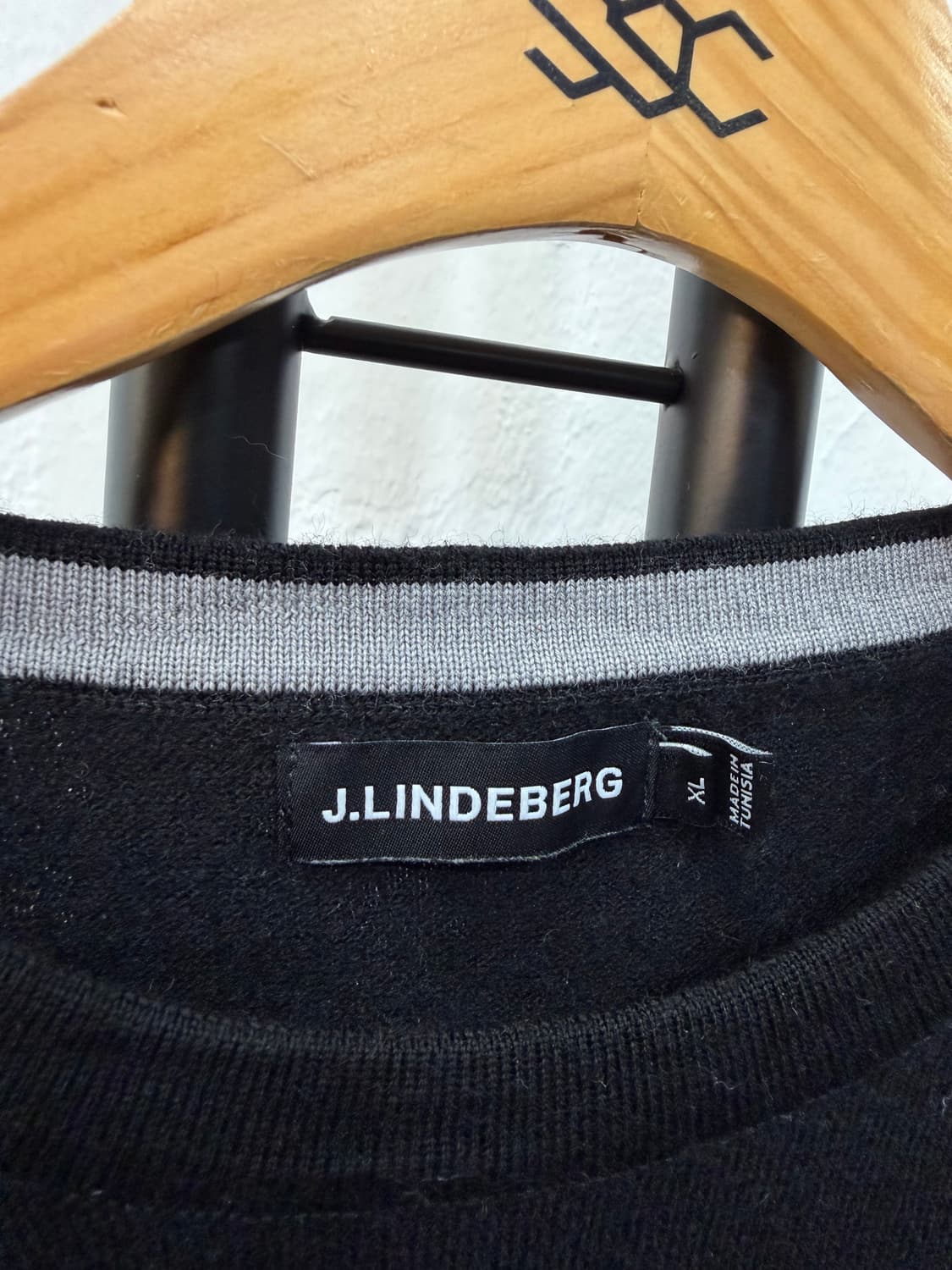 정품) 제이린드버그 남성 블랙 니트 스웨터 XL 상품이미지6