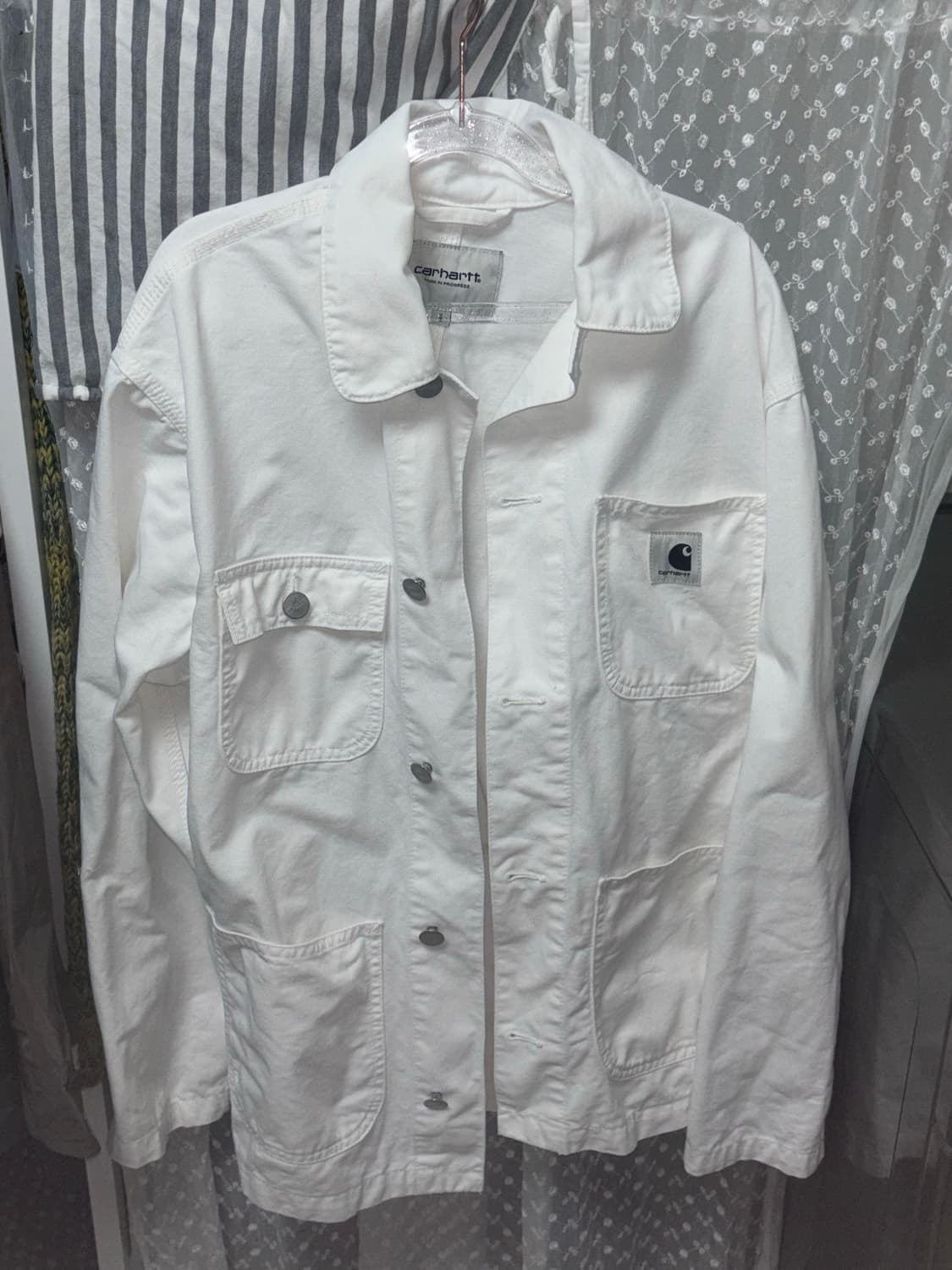 칼하트 wip 화이트 m사이즈 자켓 상품이미지1