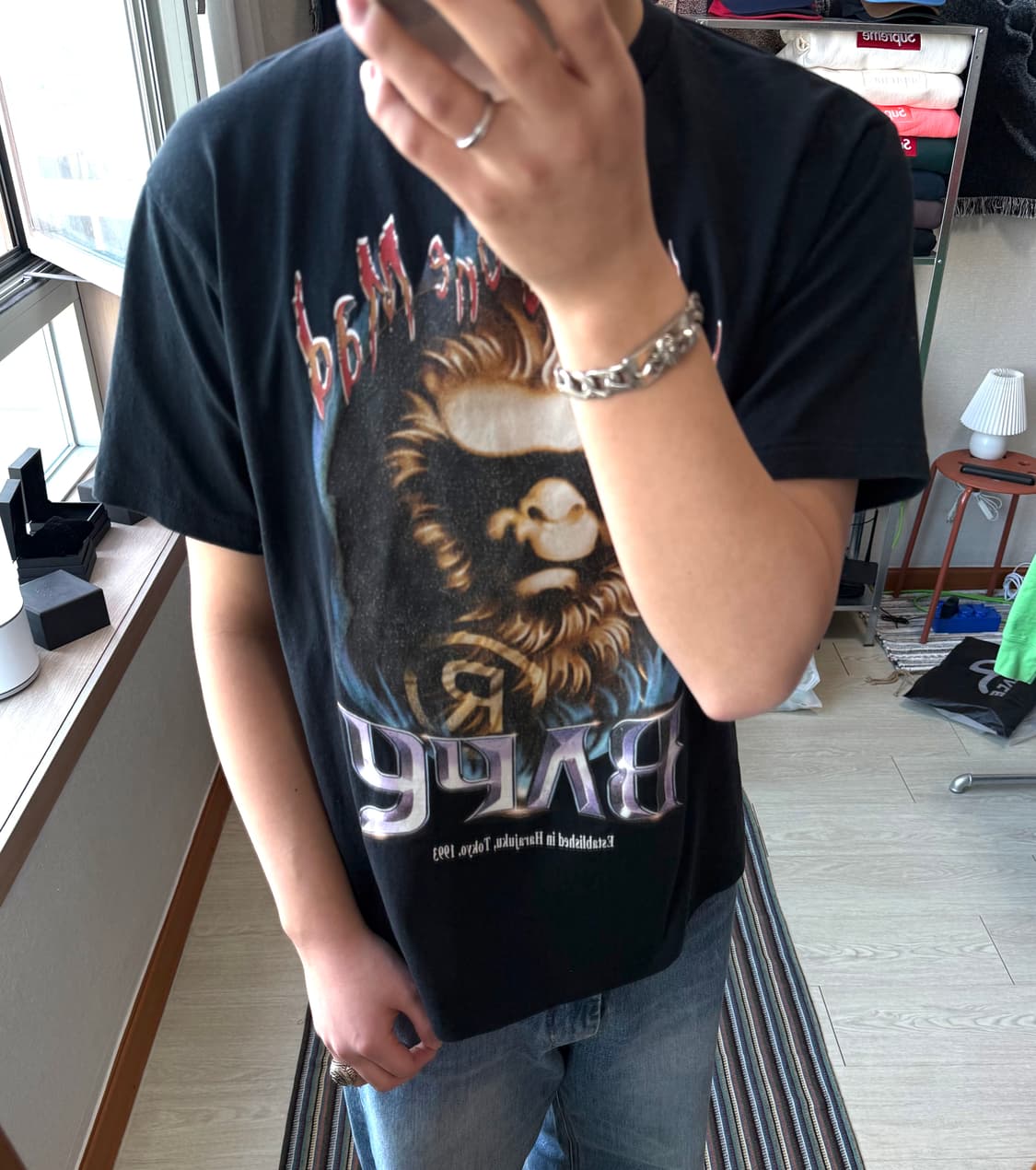 베이프 헤드 반팔 티셔츠 상품이미지1