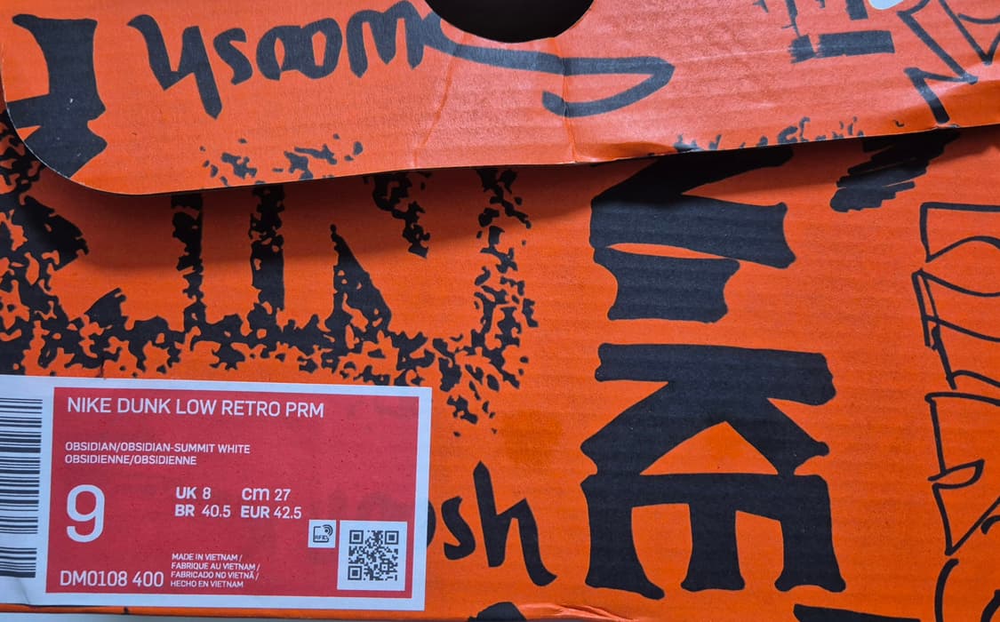 (새상품) 나이키 덩크로우 레트로 프리미엄 옵시디언 그래피티 상품이미지2