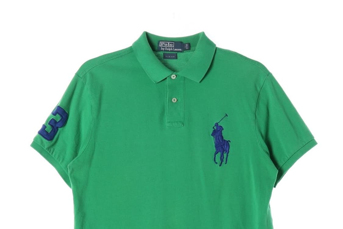 폴로 랄프로렌 빅포니 자수 슬림핏 카라티 L 상품이미지3