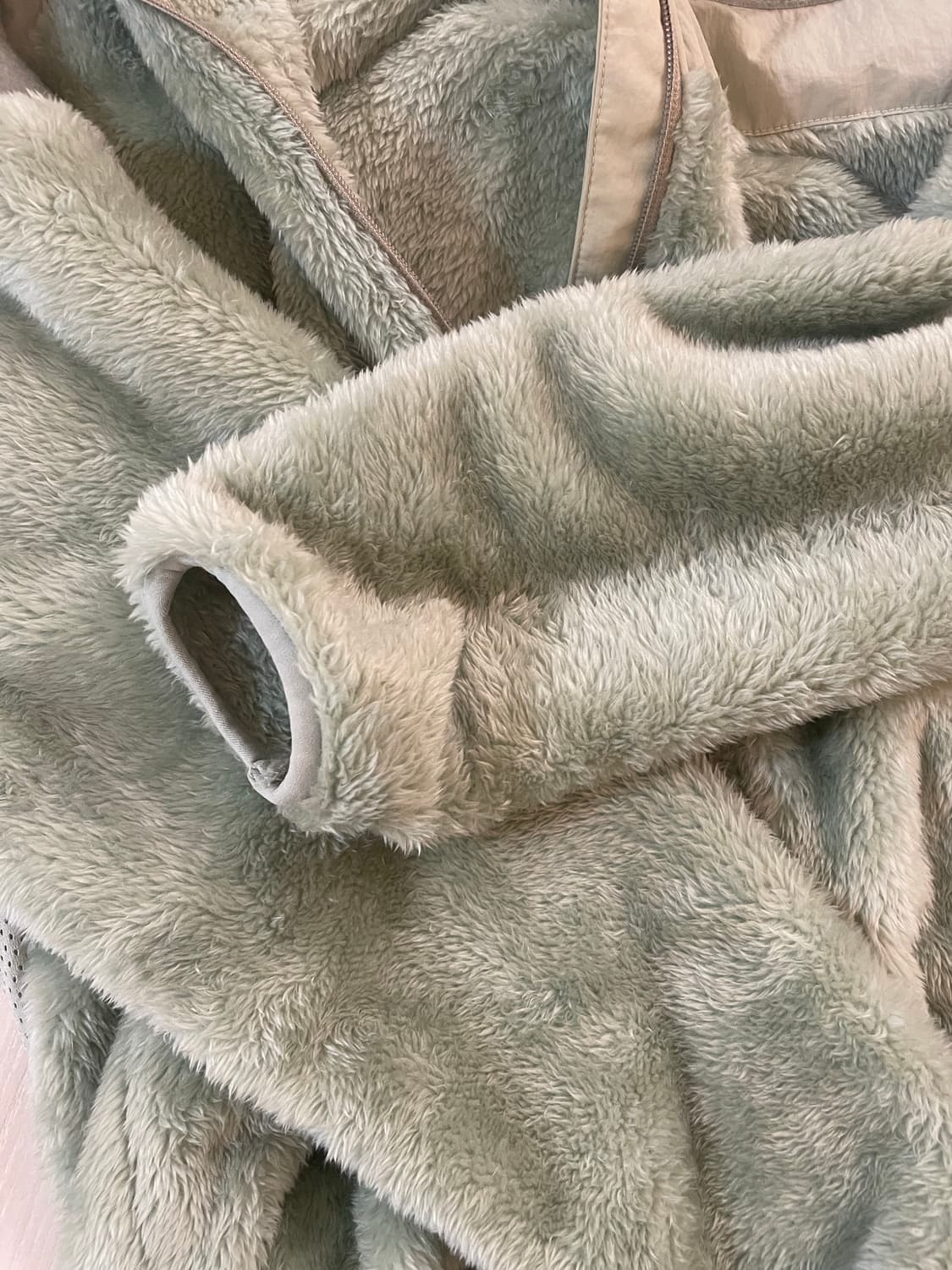 왓츠더유즈 팀유즈 후리스 아이스블루 M 상품이미지6