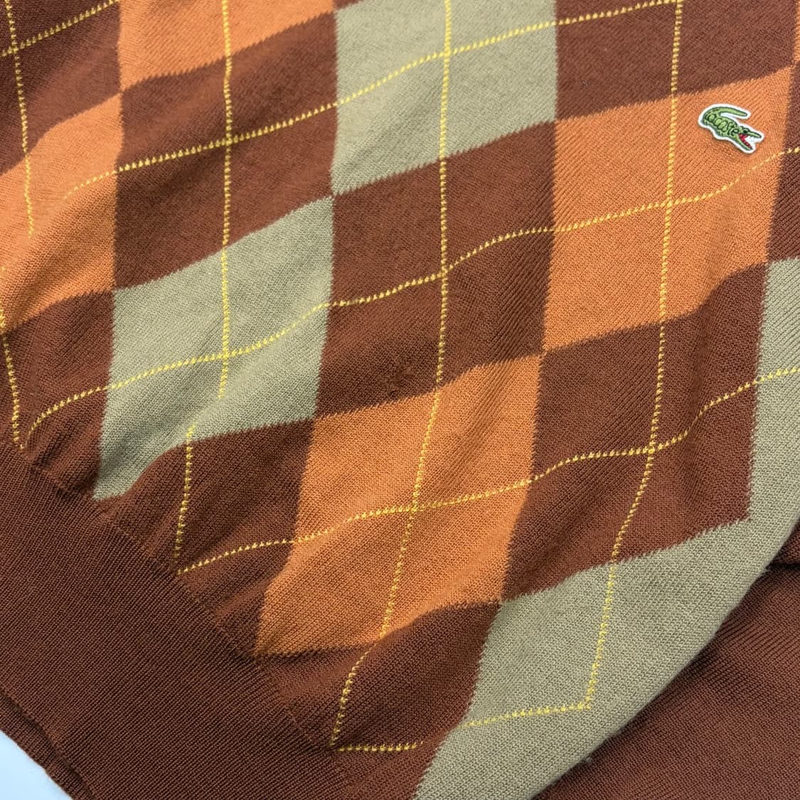 Lacoste 라코스테 빈티지 아가일 니트  상품이미지4