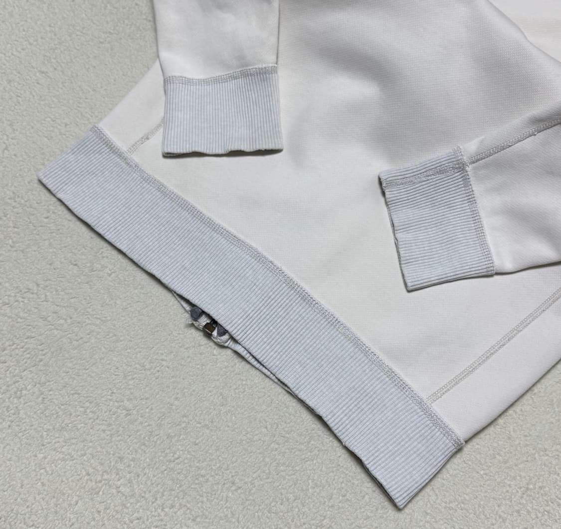 아베크롬비 화이트 네이비 후드집업 상품이미지9