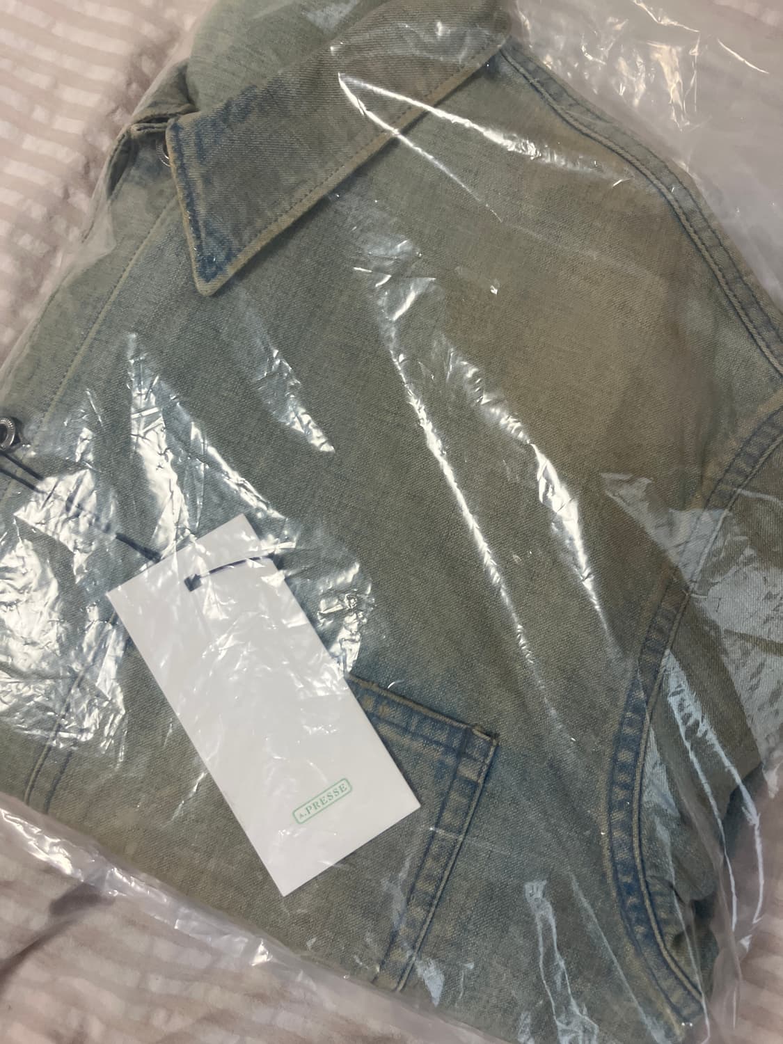 25aw a.presse 아프레쎄 us navy 데님 자켓 상품이미지3