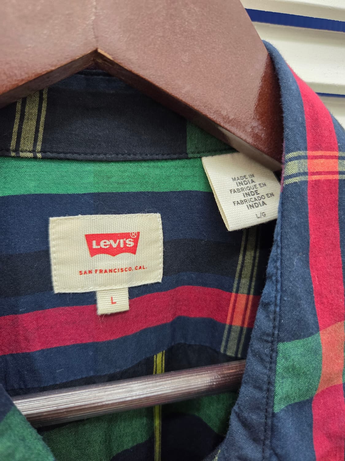 리바이스 체크 셔츠 상품이미지3