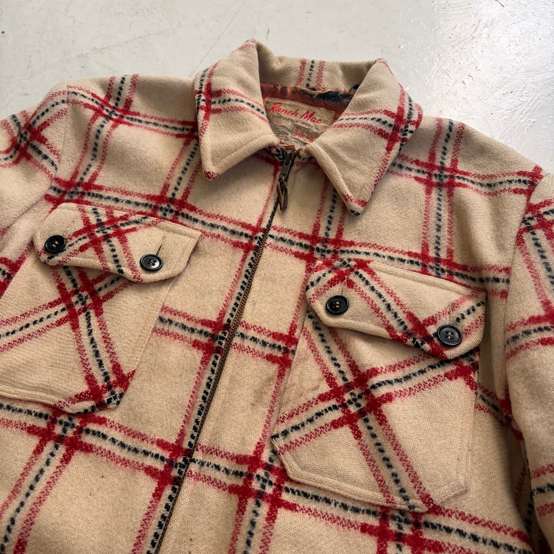 1960s HBARC Ranch Mac 버진 울 자켓 L 상품이미지4