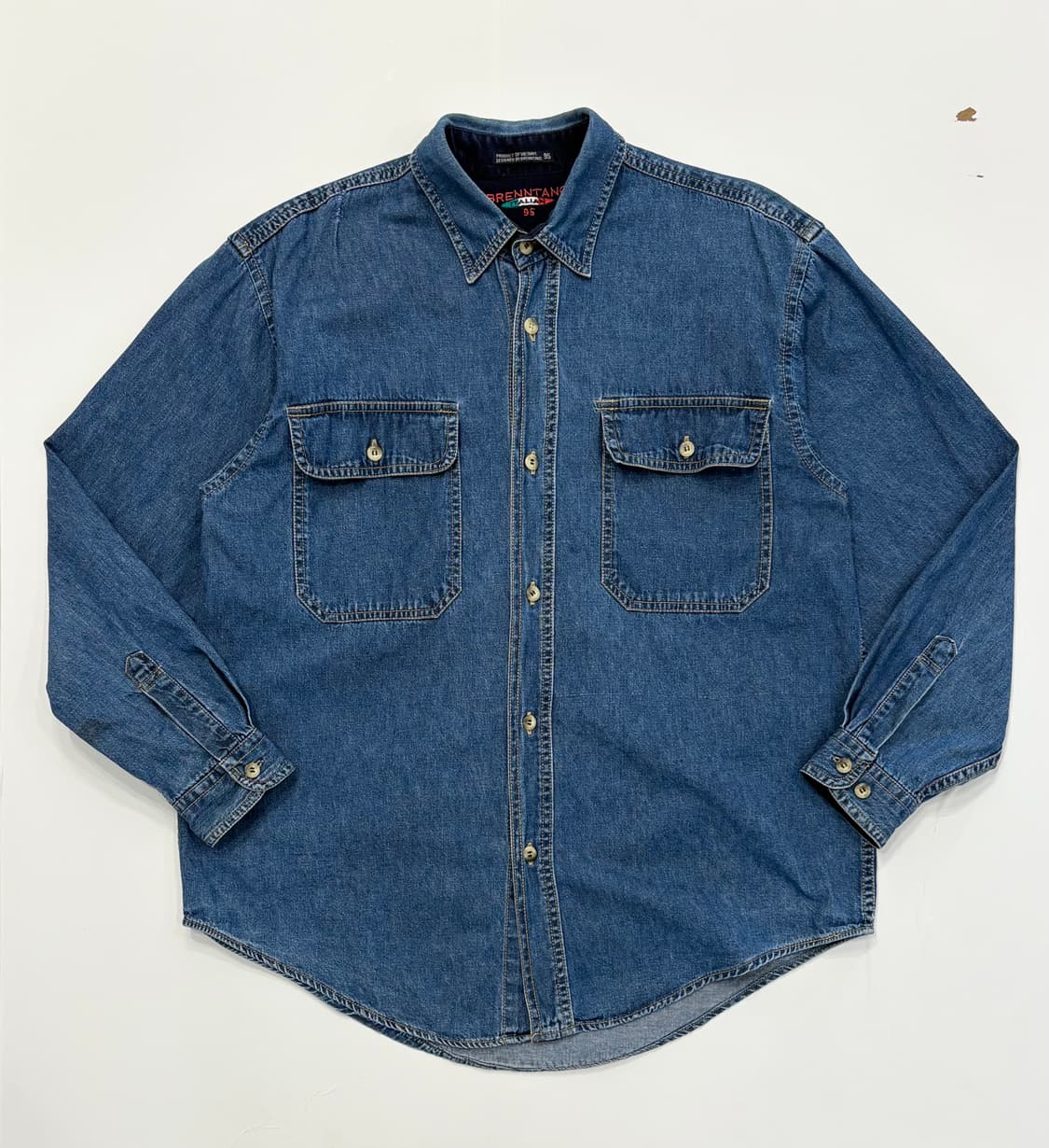 Brenntano 90's Itanian Denim-Shirt 상품이미지1