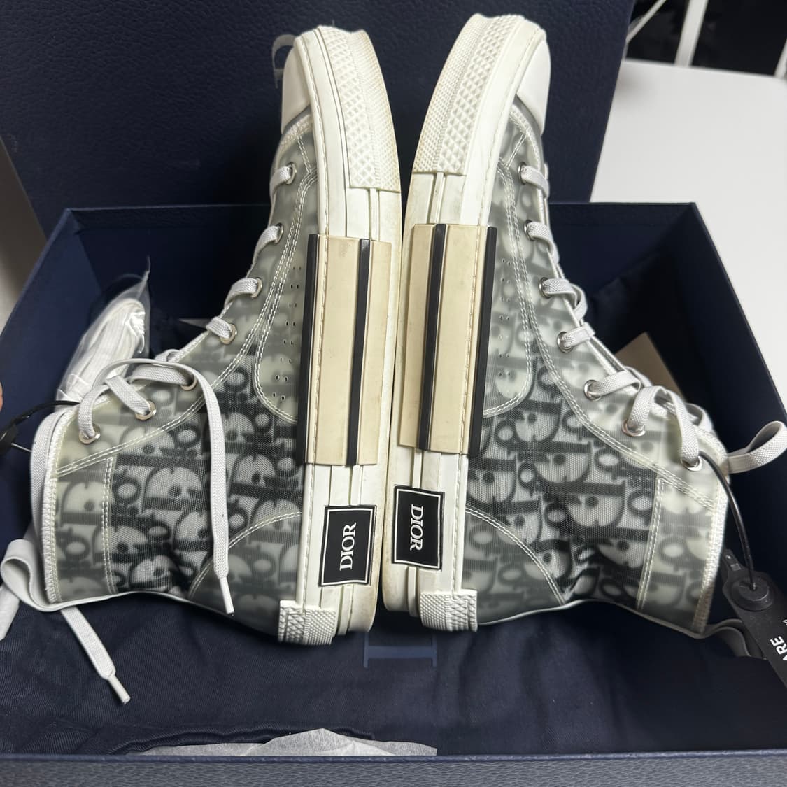 디올 오블리크 B23 하이탑 스니커즈 42 상품이미지4
