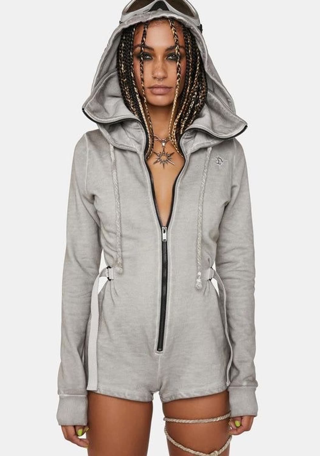 Dolls Kill 다크웨이브 롱 슬리브 롬퍼 상품이미지2