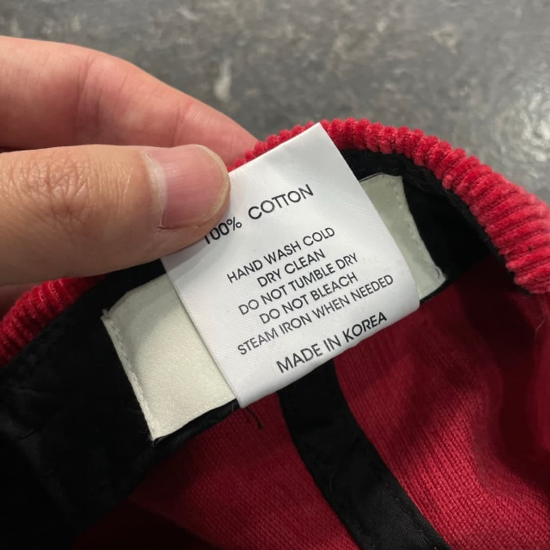 이미스 코듀로이 볼캡 (매장구매) 상품이미지4