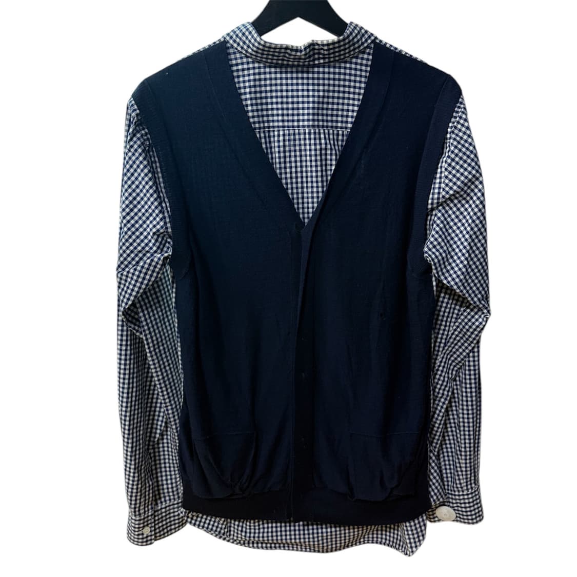 Ad2010 꼼데가르송 옴므 가디건 도킹 셔츠 상품이미지5