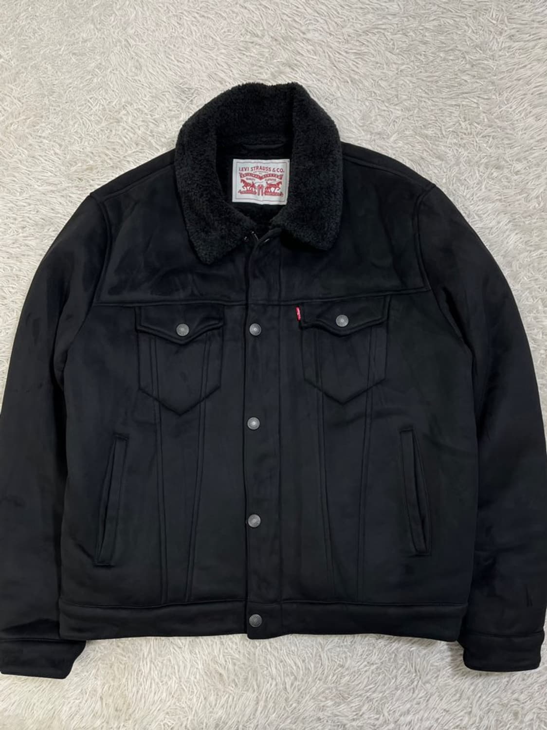 리바이스 쉐르파 스웨이드 트러커 자켓/#2933 상품이미지1