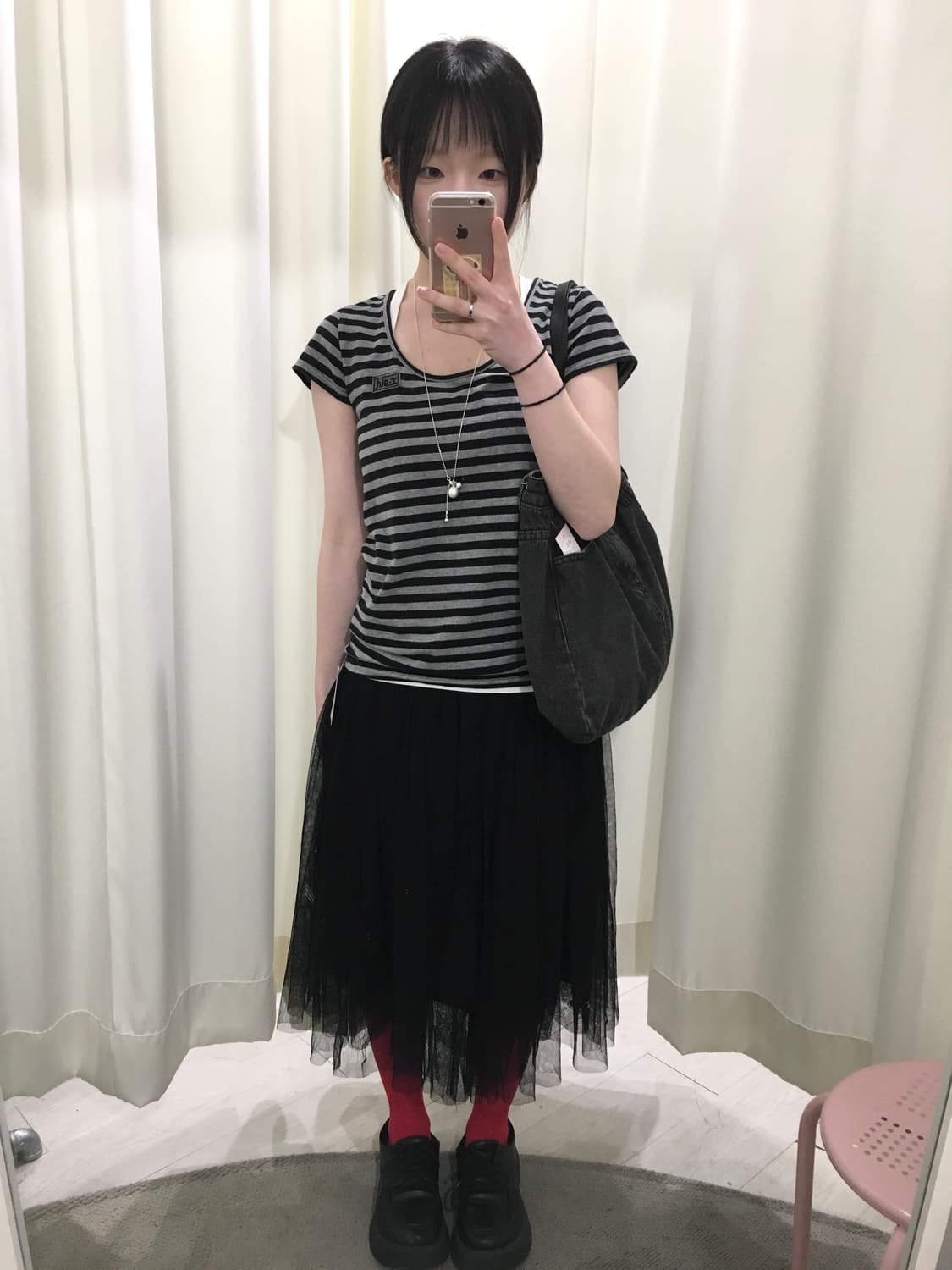 X-girl stripe t-shirt 상품이미지3