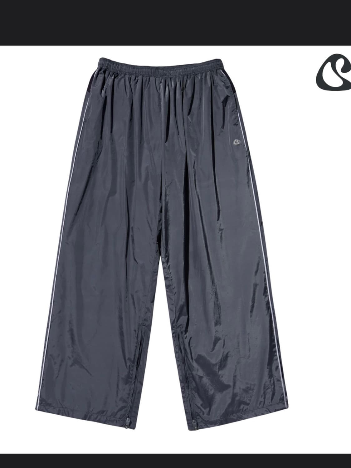 스마트어반유즈풀 코이세이오 PIPING TRACK 팬츠 블랙 상품이미지1