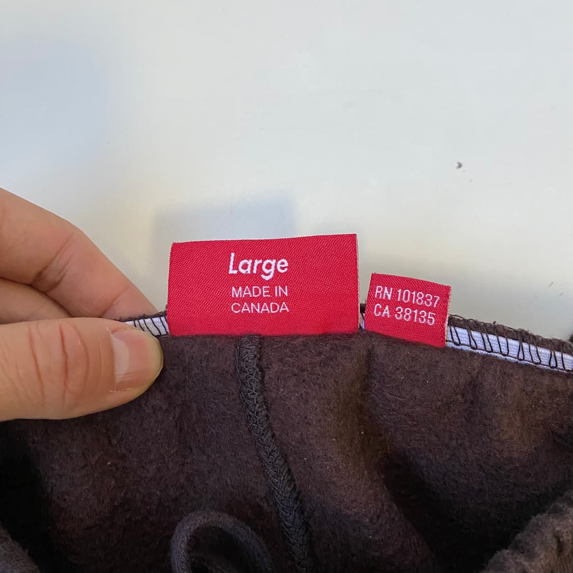 [L] 슈프림 스몰 로고 스웻팬츠 브라운 상품이미지4