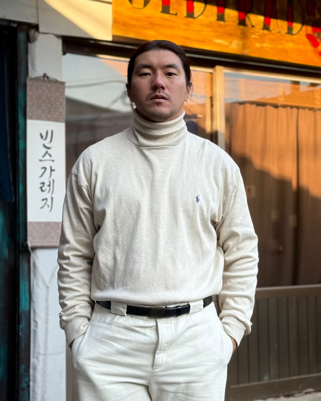 90‘s 폴로 랄프로렌 터틀넥 니트 L 상품이미지7