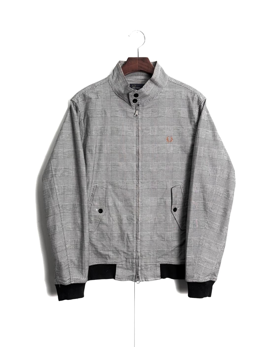 fred perry 체크 해링턴 자켓 상품이미지1
