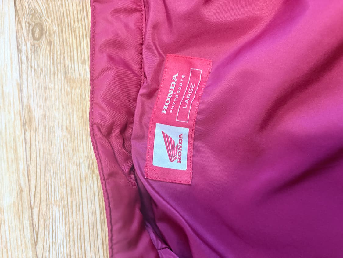 혼다 레이싱 블루종 레드 L 라지 상품이미지4