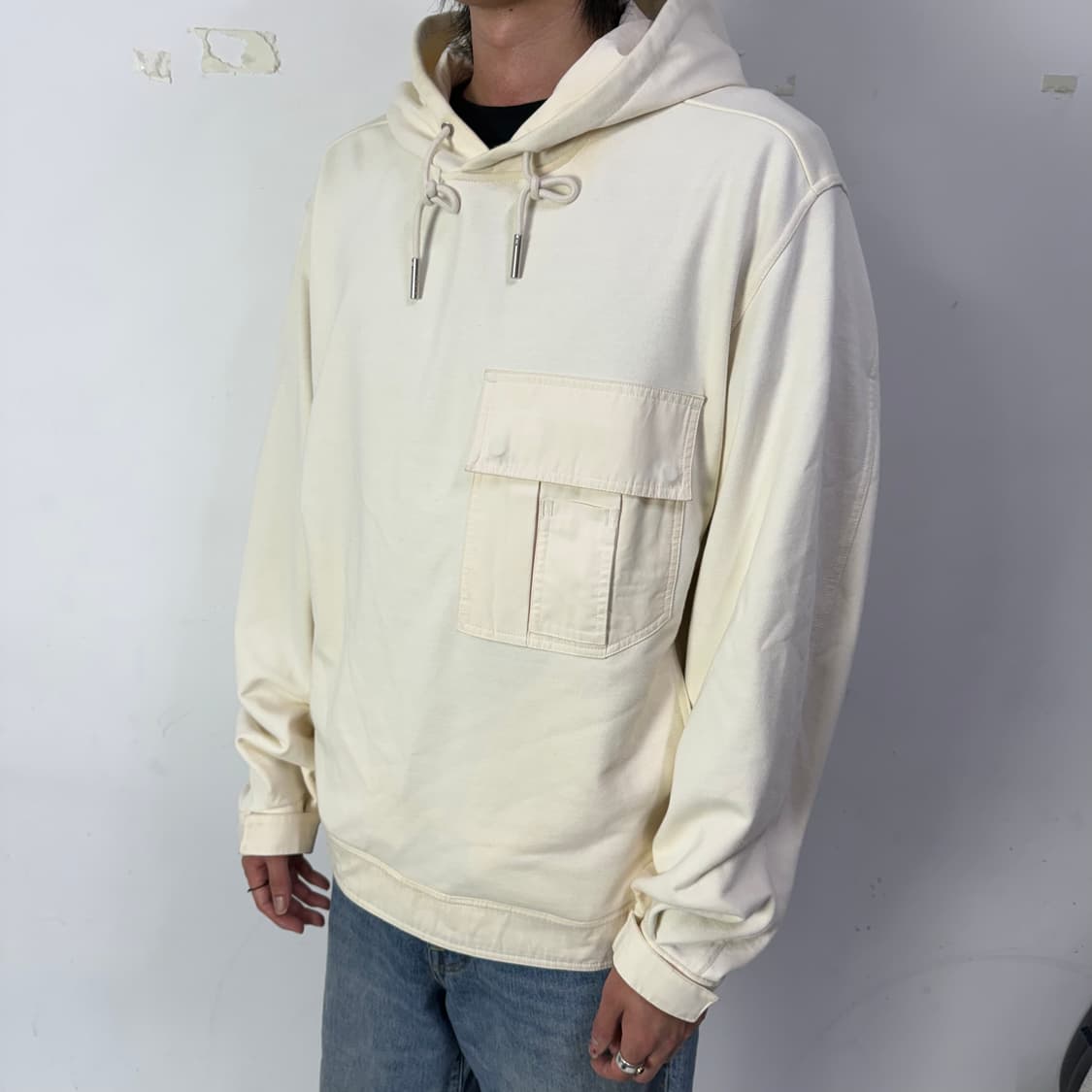 솔리드옴므 22FW 유틸리티 포켓 후드티  상품이미지2