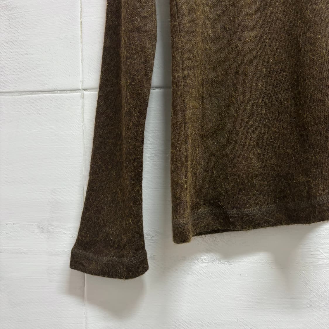 The Cenozoic 카키브라운 니트 목폴라 JPN 상품이미지3