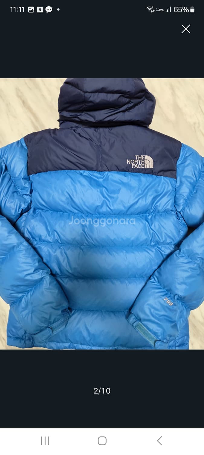 특가급처)노스페이스 700눕시패딩.        M/L 상품이미지2