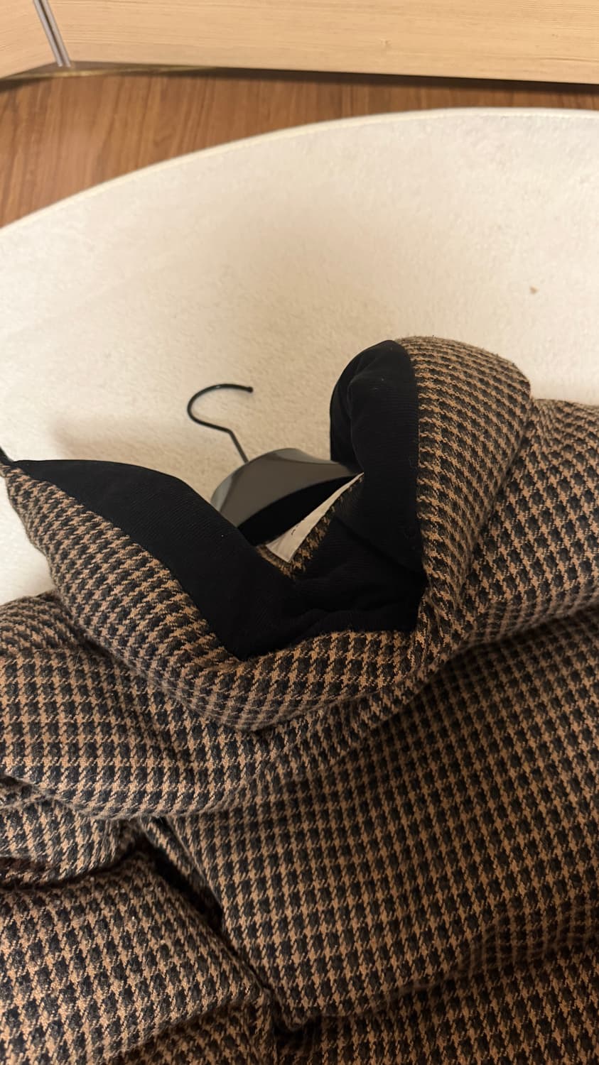 커스텀메로우 체크 패딩 상품이미지4