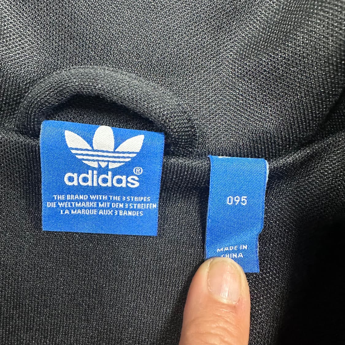 ✨ (바배) 아디다스 파이어버드 유로파 블랙 트랙탑 져지 상품이미지5