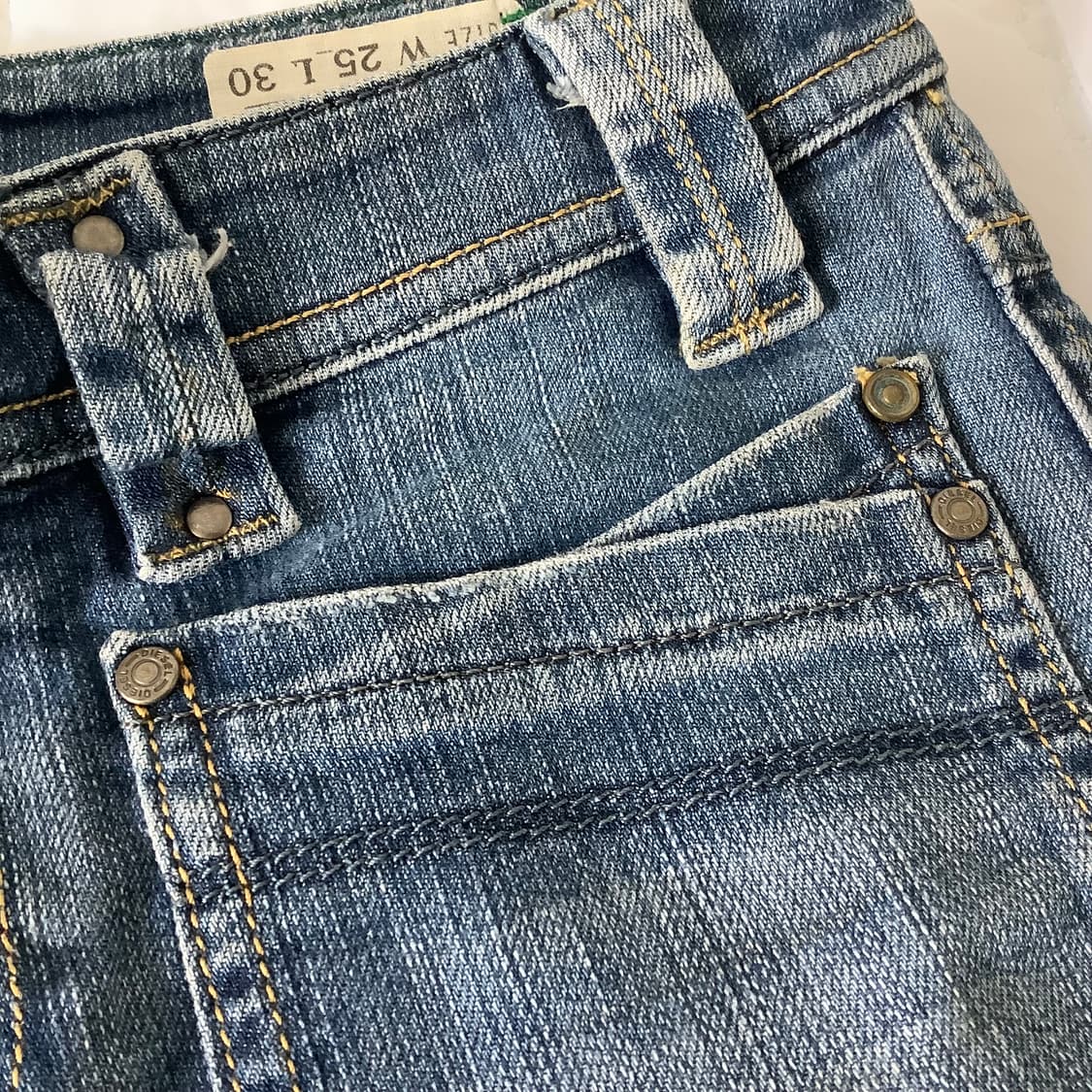 디젤 로우라이즈 스트레이트 데님 상품이미지3