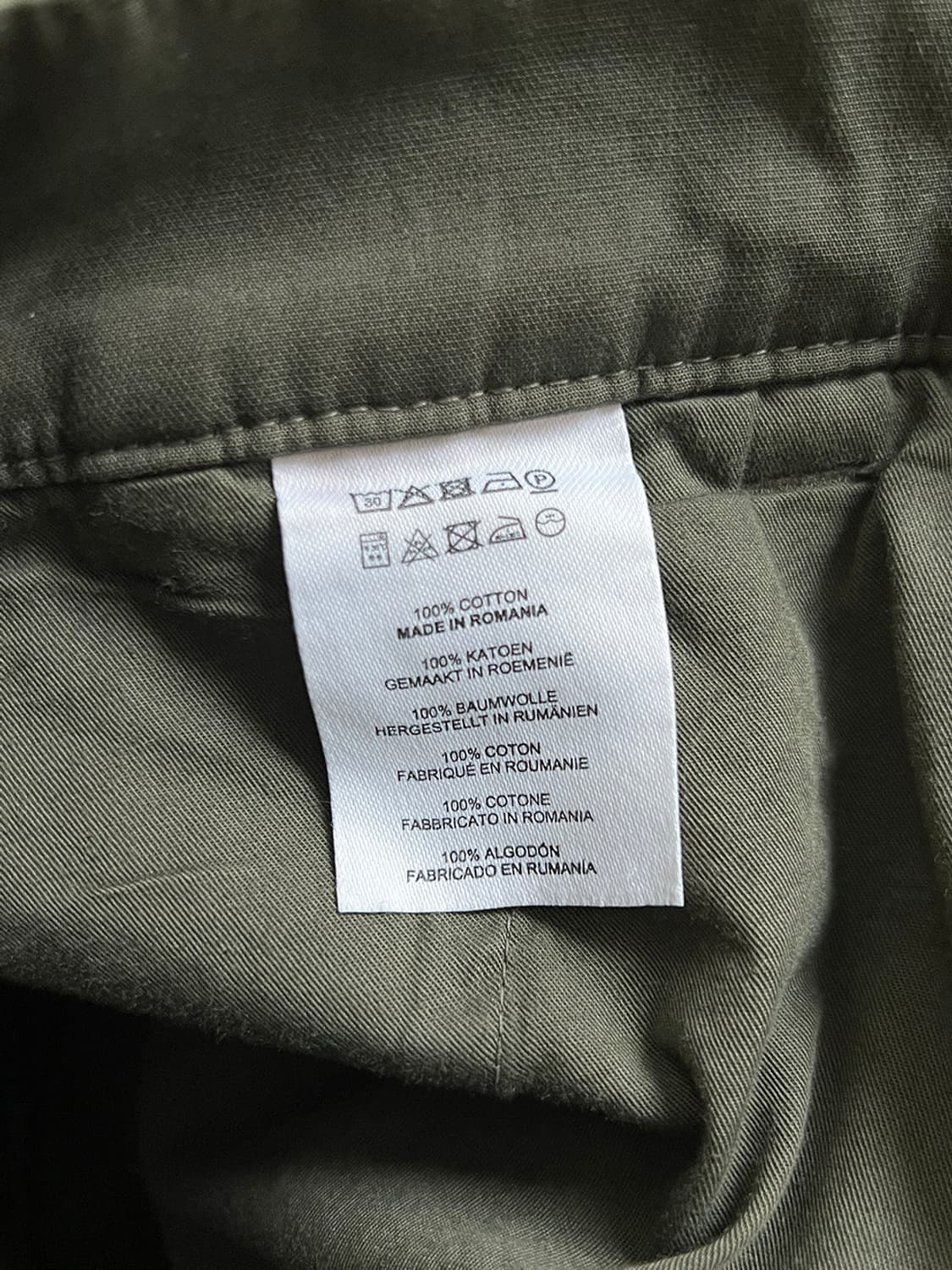 드리스 반 노튼 FW24 PAXFORD 가먼트 다이드 카고 팬츠 상품이미지5