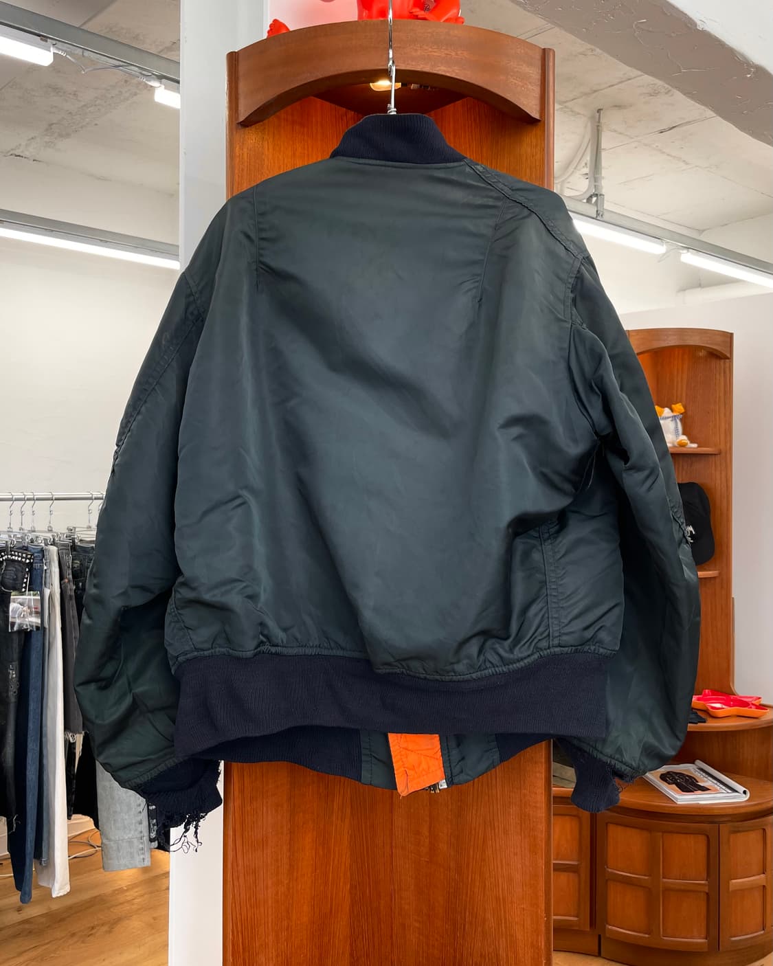 [M] 90s 알파인더스트리 ma-1 봄버 자켓 상품이미지3