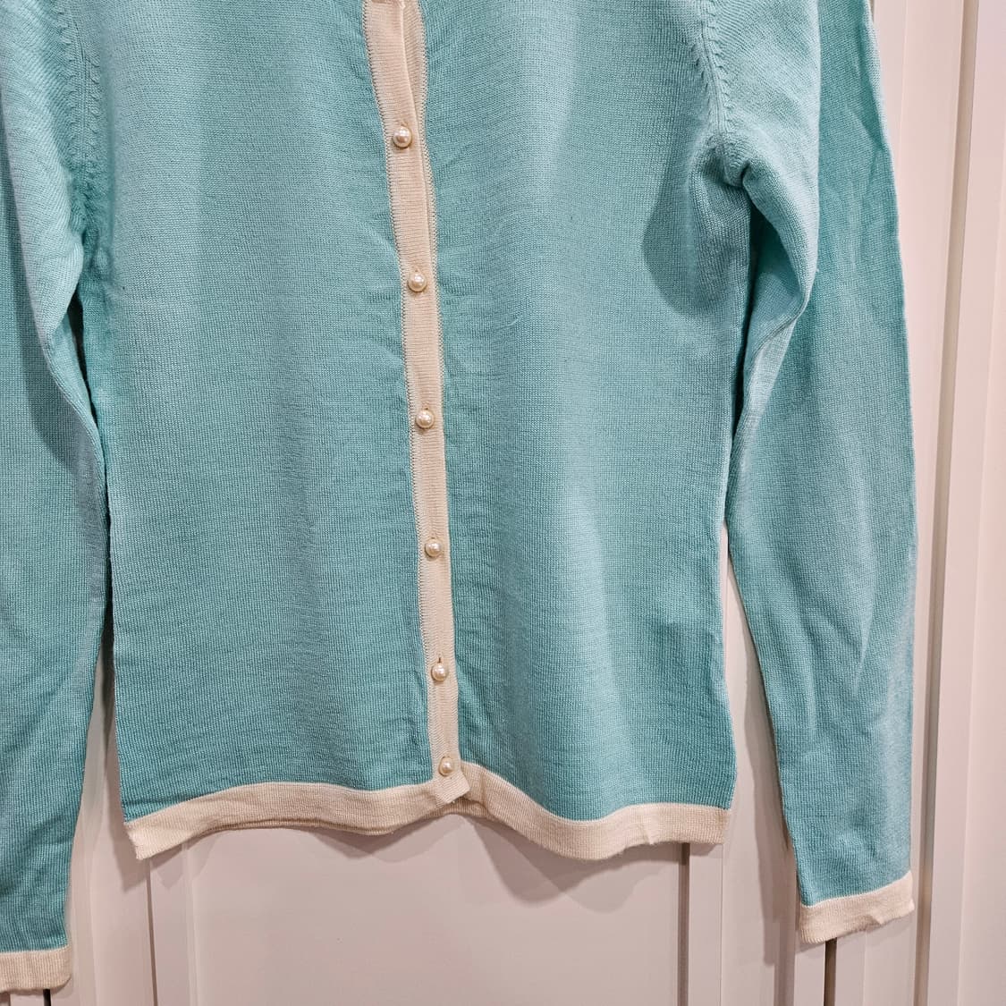 민트색 가디건 상품이미지3