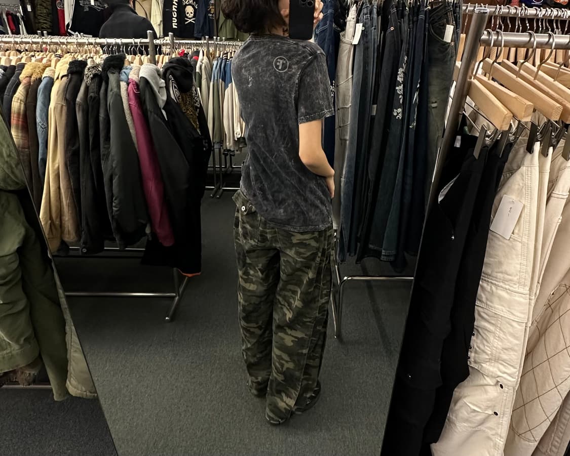 M)Tank Farm 빈티지 워싱 독수리 프린팅 반팔 상품이미지2