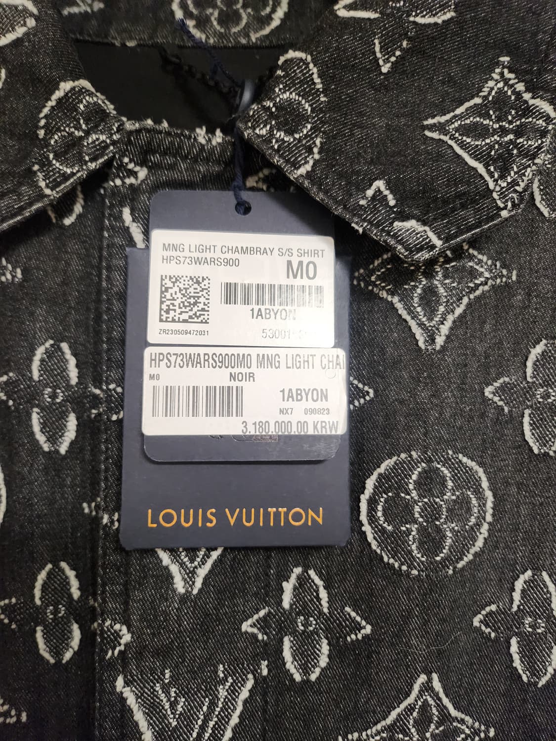 루이비통 샴브레이 데님 셔츠 자켓 상품이미지2